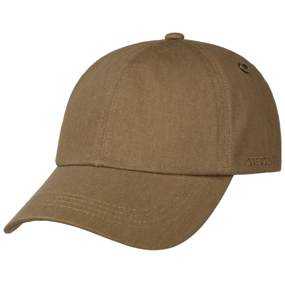 Casquette Baseball Kansas Coton Cognac - Stetson
