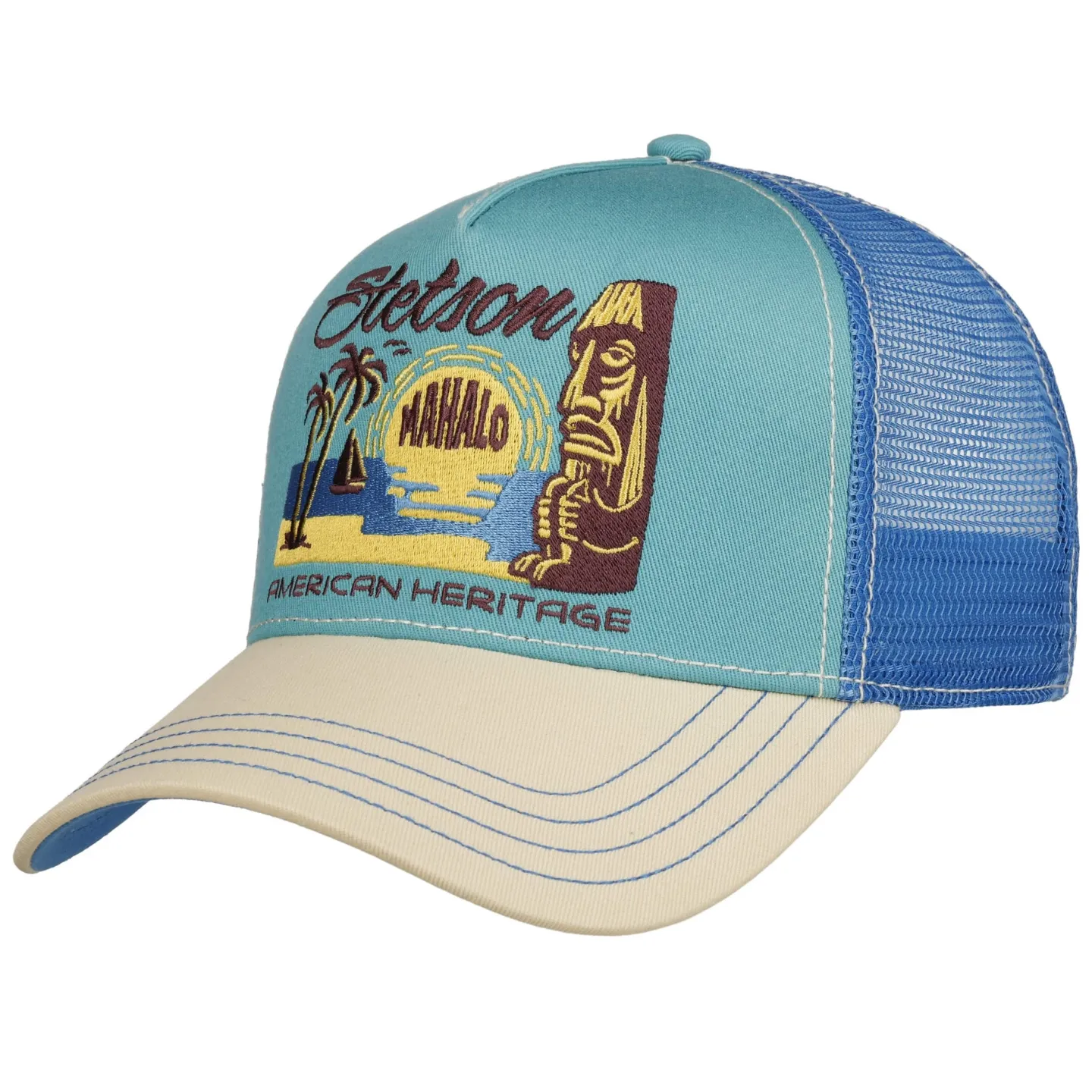 Baseball Trucker Cap Mahalo - Stetson Reference: 23053| Chapellerie Traclet