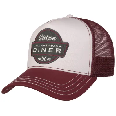 Casquette Baseball Trucker Diner - Stetson Reference : 23054| Chapellerie Traclet