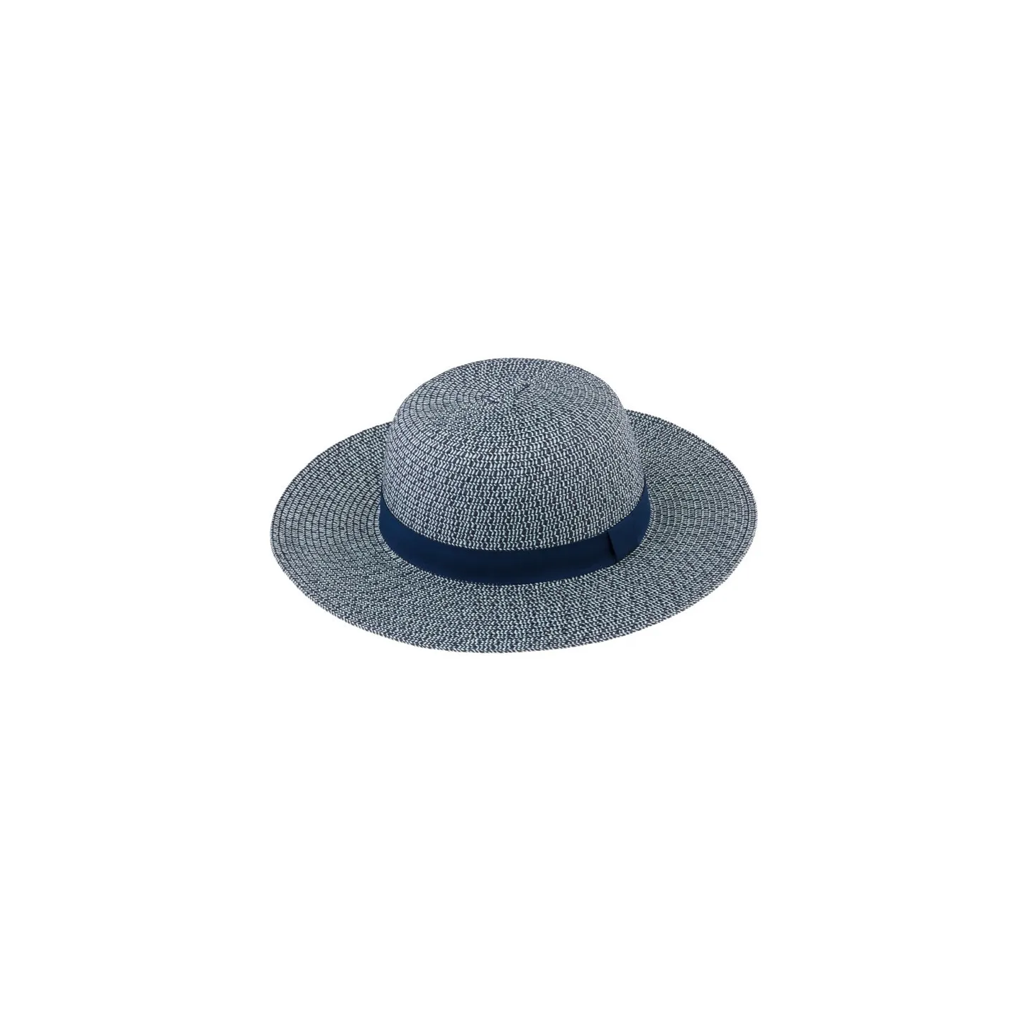 Capeline Stella Paille Papier Marine - Traclet