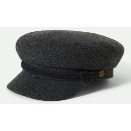 Fiddler Grey Unisex Sailor Cap - Brixton