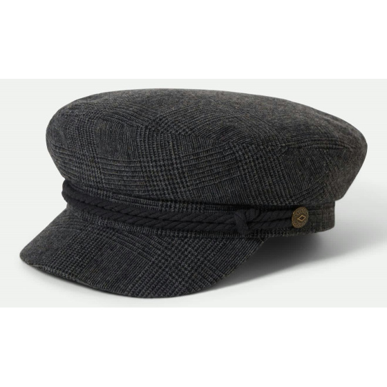 Fiddler Grey Unisex Sailor Cap - Brixton