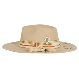 Kai Traveller Hat Ivory Felt - American Hat Makers