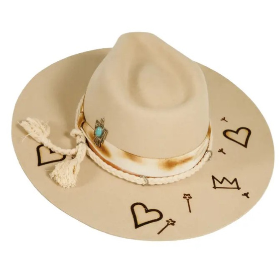 Kai Traveller Hat Ivory Felt - American Hat Makers