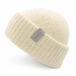 Cesena Cuff Beanie Cream Cashmere - Traclet