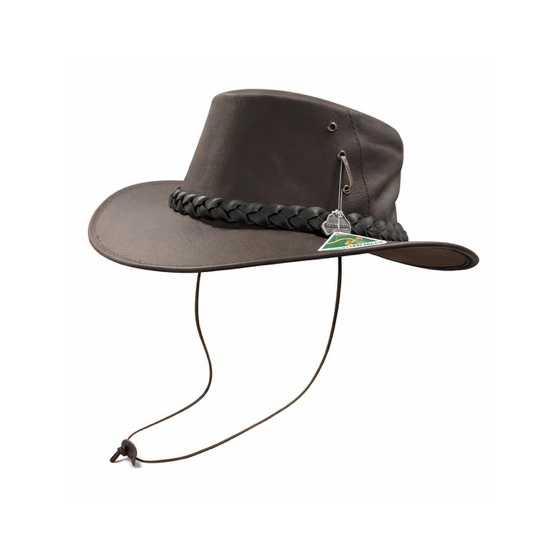 Chapeau Jumper Australien Cuir Marron - Aussie Apparel