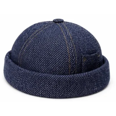 Docker Cooper Cotton Beanie Indigo - Mtm Reference: 23077| Chapellerie Traclet