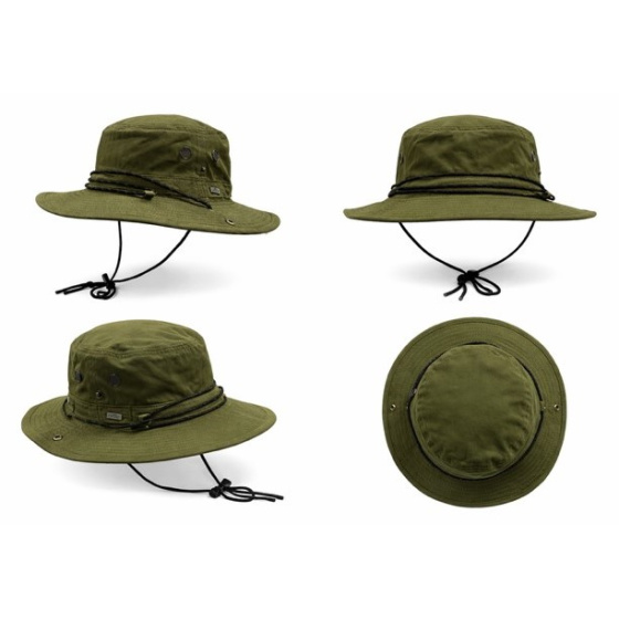 Outdoor Cotton Hat Olive - Conner Hats