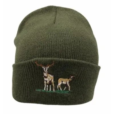 Bonnet Chasse Cerf Olive - Traclet
