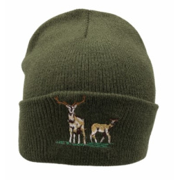 Deer Hunting Beanie Olive - Traclet