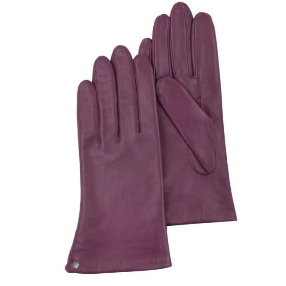 Women's Silk-Lined Leather Gloves - Isotoner