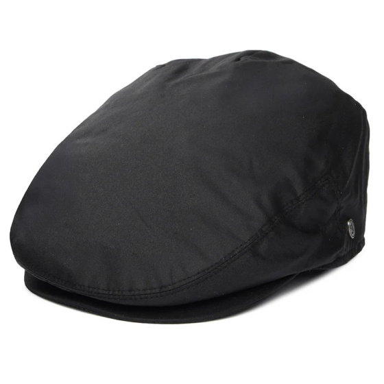 Inglesen Black Waxed Cotton Cap - Traclet