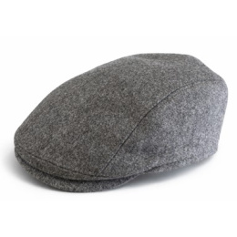 Jackson Cap with Ear Flaps Taupe Wool - Gottmann