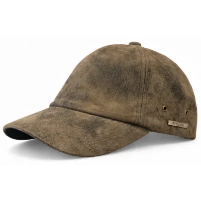 Aged Leather Coffee Cap - Traclet REF 23124