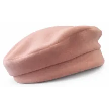 Denise Beige Fleece Beret made in France - Traclet - ref 23118
