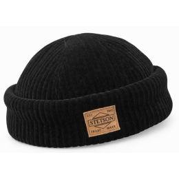 Bonnet Docker Noir - Stetson