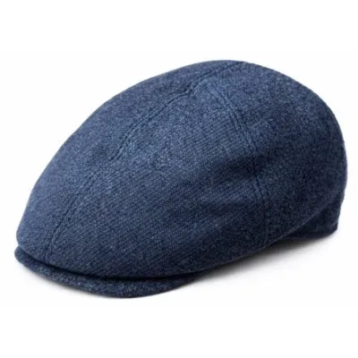 Gatsby Flat Cap Indigo Wool - Traclet  Reference: 23129| Chapellerie Traclet