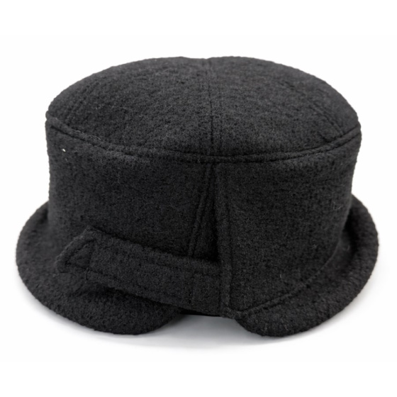 Chapeau Doubs Cache-Oreilles Laine Noir - Balke