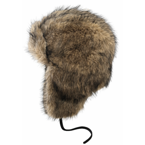 Beige Faux Fur Chapka - Traclet