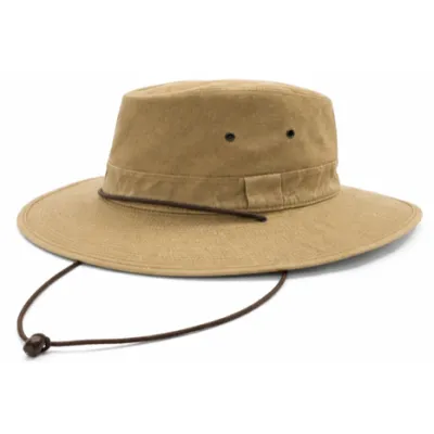 Safari Hat Durban Grignan Cotton Beige - Crambes | Chapellerie Traclet