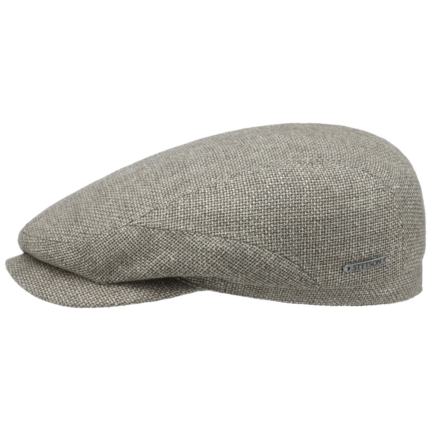 Talecco Wool Beige/Grey Cap With Linen - Stetson | Chapellerie Traclet - ref 23222