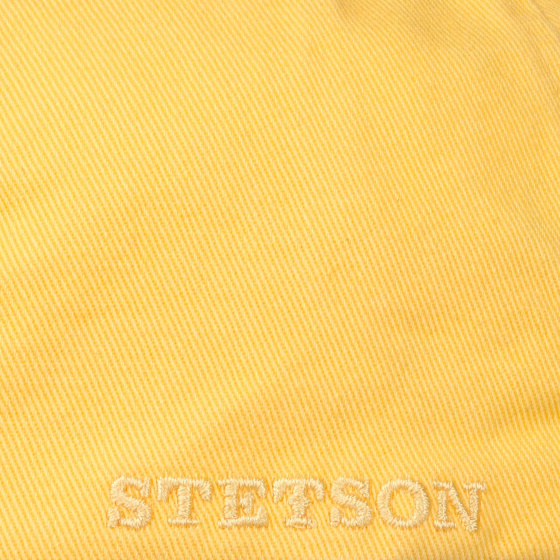 Casquette Baseball Rector Coton Jaune Pastel - Stetson