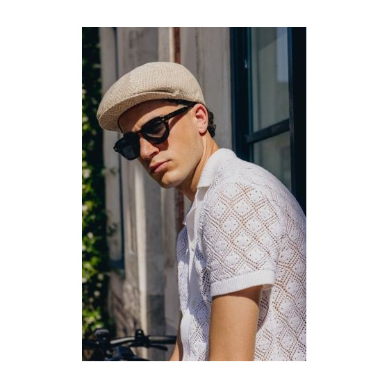 Zintzurrra Cotton Ecru Cap - Laulhère