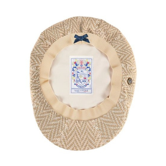 Zintzurrra Cotton Ecru Cap - Laulhère