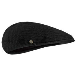 Loop Black Cotton Cap - Laulhère
