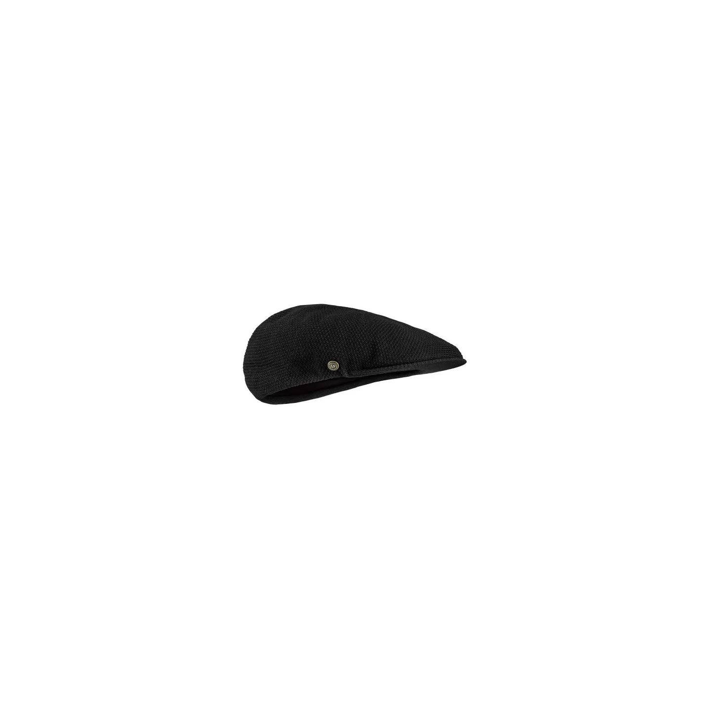 Loop Black Cotton Cap - Laulhère | ref 23213 - Chapellerie Traclet