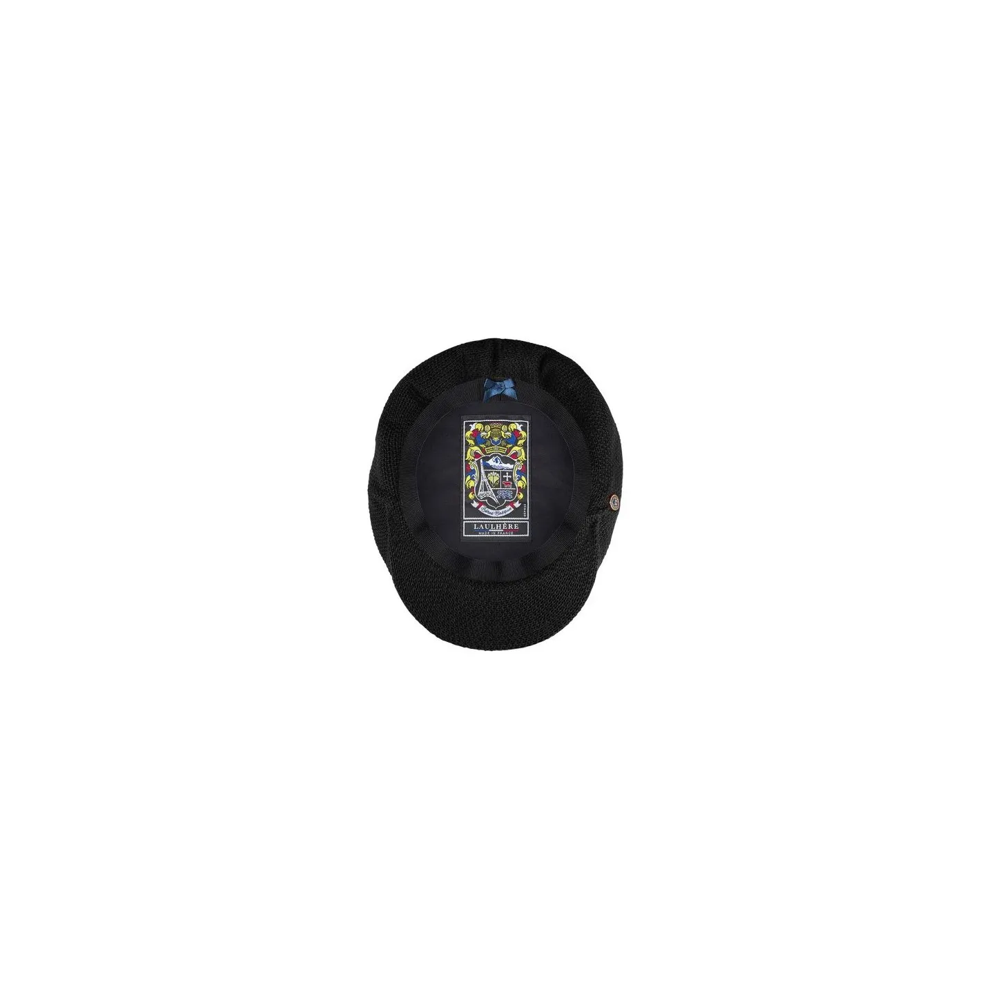 Casquette Loop Noire Coton - Laulhère  | réf 23213 - Chapellerie Traclet