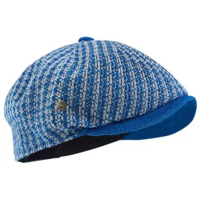Casquette Beltxara Perle & Bleu Coton - Héritage par Laulhère réf 23215 - chapellerie traclet