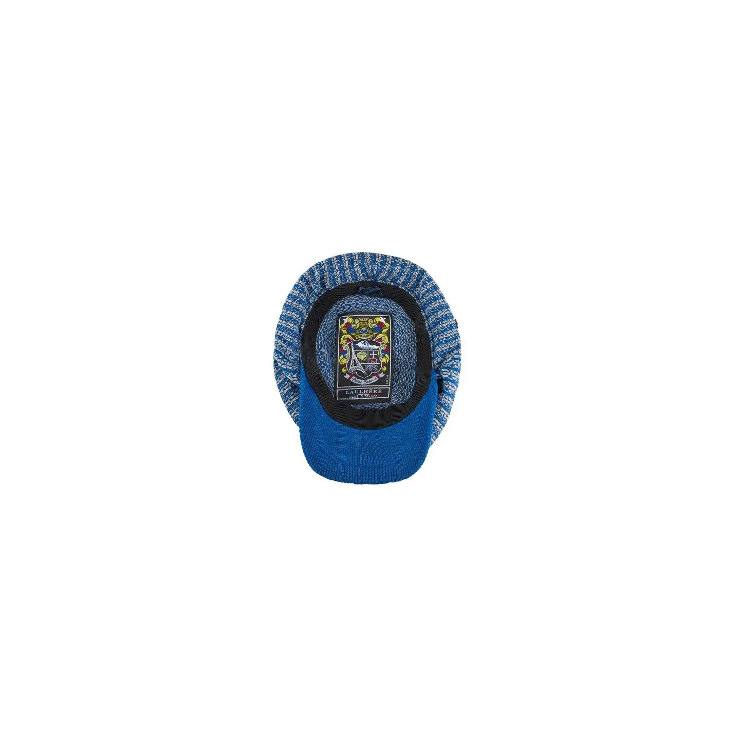 Casquette Beltxara Perle & Bleu Coton - Héritage par Laulhère réf 23215 - chapellerie traclet