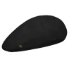 Maxi Plumes Black Cotton Beret - Laulhère| ref 23208 Chapellerie Traclet