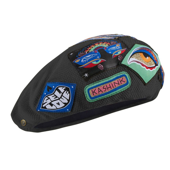 Béret Kashink Révolution Noir Coton - Héritage par Laulhère