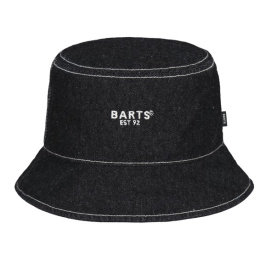 Summer Jabiru Black Cotton Bucket Hat - Barts