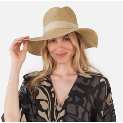 Traveller Hat Swellie Natural Paper Straw - Barts ref 23287 chapellerie traclet