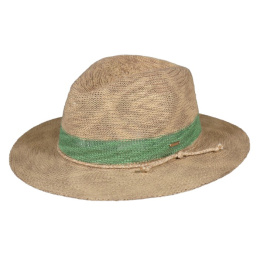 Fedora Hat Ponui Beige Glitter & Celadon - Barts