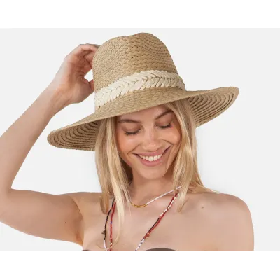 Traveller Hat Vagabond Straw - Barts Reference: 23292| Chapellerie Traclet