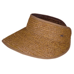 Tambinou Brown Straw Visor Cap - Barts