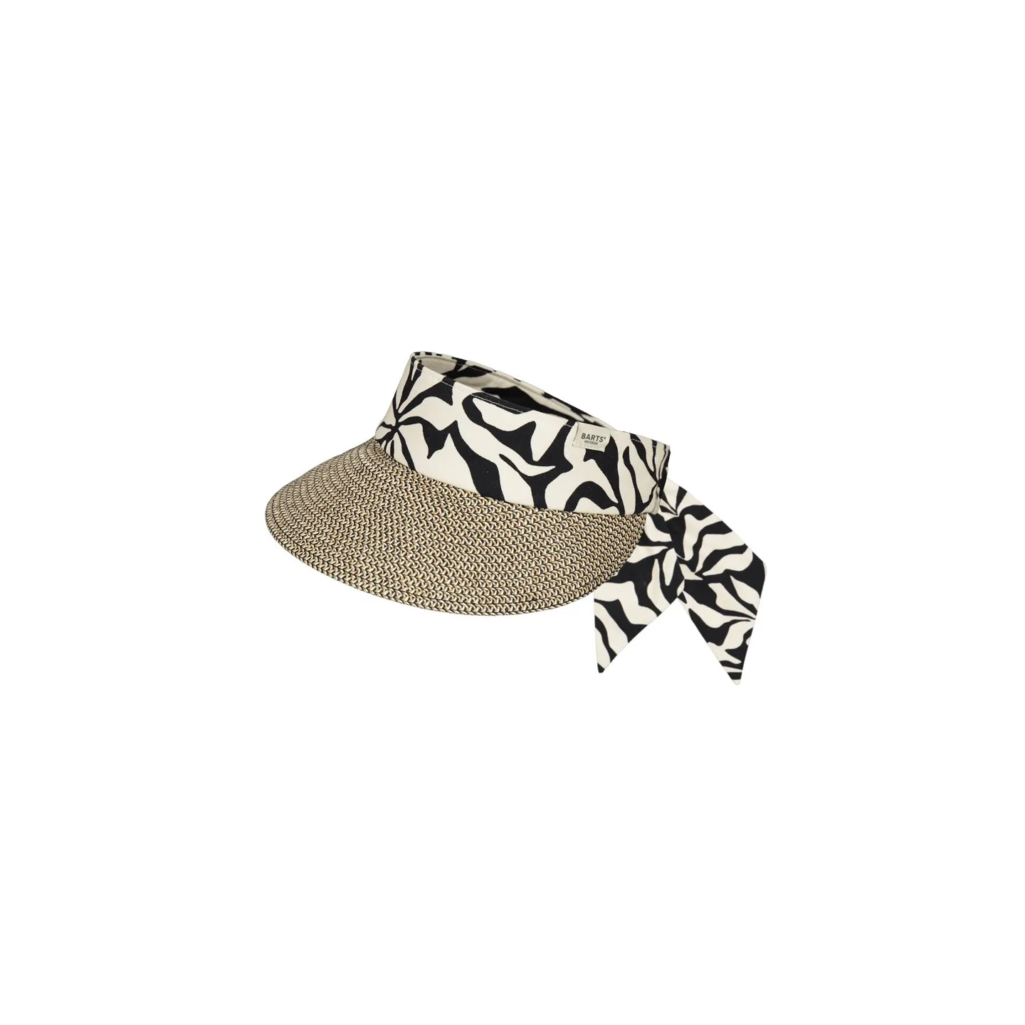 Wupsder Linen Black & Beige Visor Cap - Barts Reference: 23296 | Chapellerie Traclet