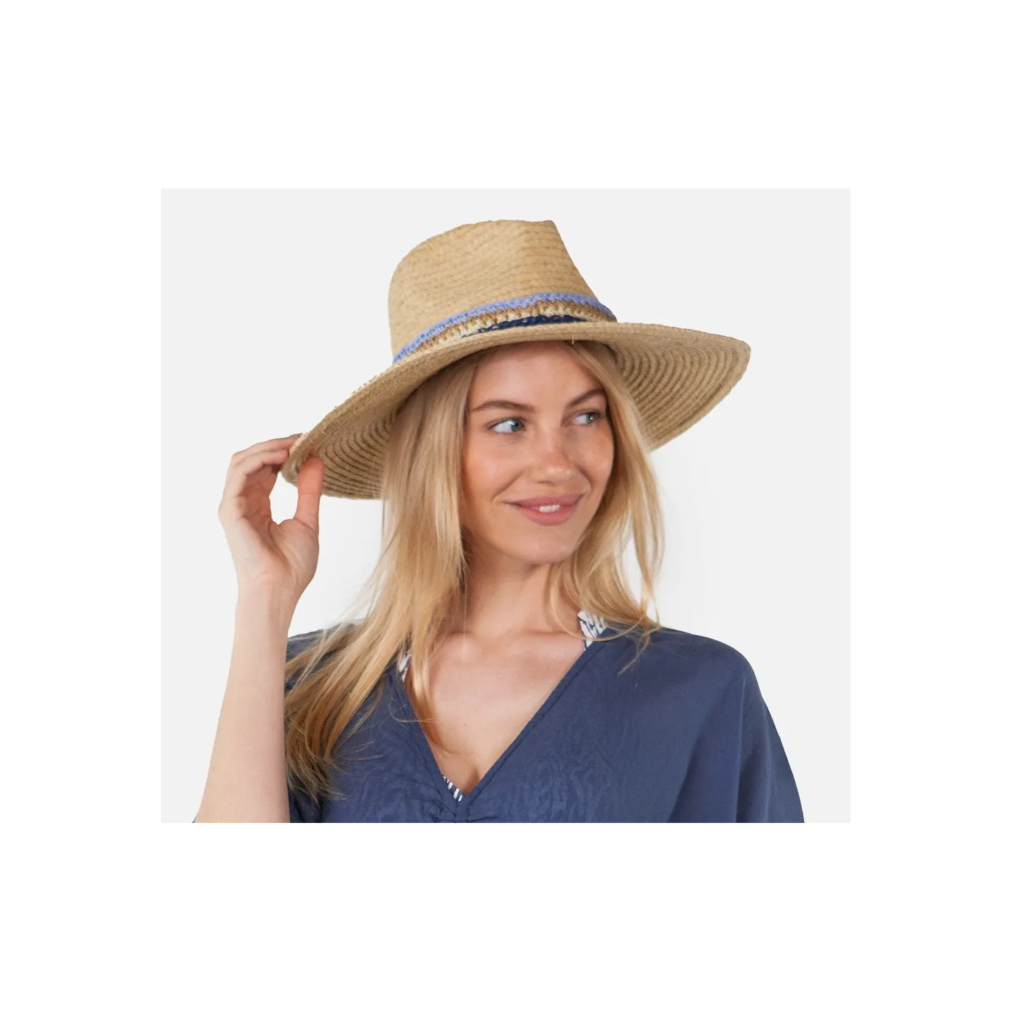 Traveller Hat Dawoor Natural Paper Straw - Barts ref 23297 - chapellerie traclet