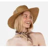 Chapeau Traveller Fainte Paille Papier Marron - Barts