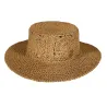 Chapeau Traveller Fainte Paille Papier Marron - Barts réf 23298 - chapellerie traclet