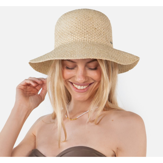 Siezta Natural Straw Cloche Hat - Barts