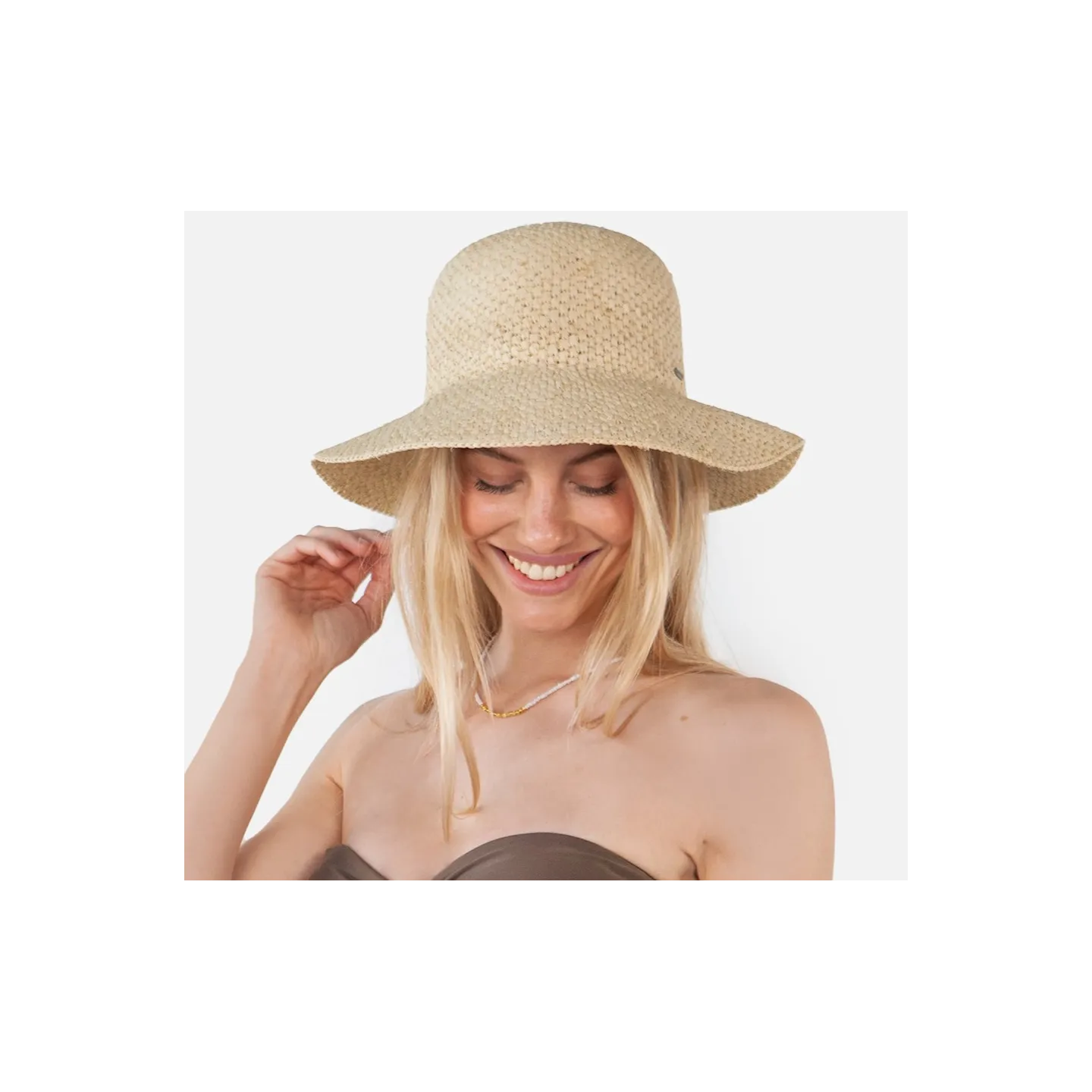 Chapeau Cloche Siezta Paille Naturelle - Barts  Reference : 23299| Chapellerie Traclet