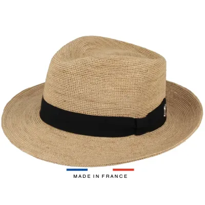 Chapeau Traveller Raphia Beige - Fléchet