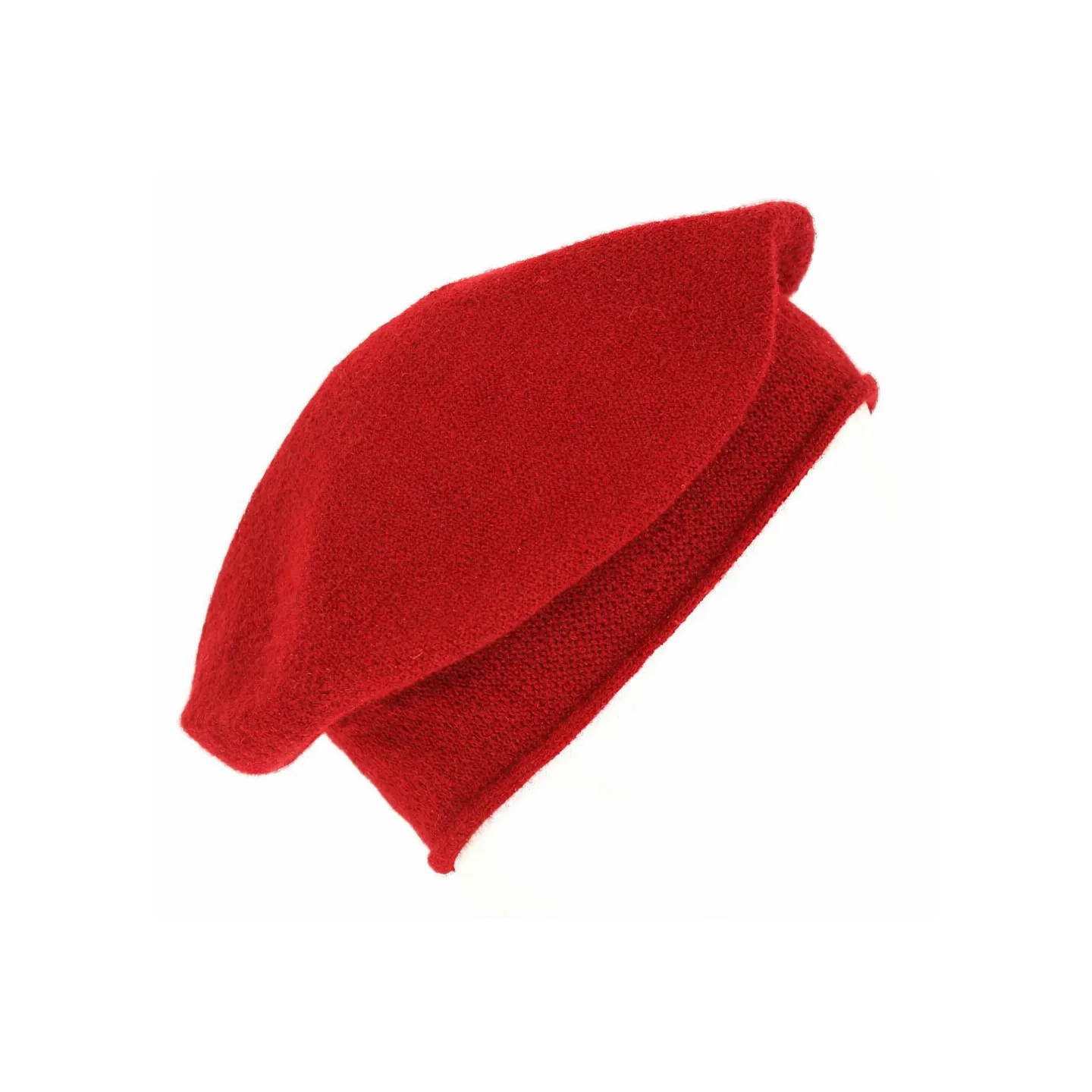 Beret Roll Up Cashmere Red - Traclet  Reference: 23300| Chapellerie Traclet