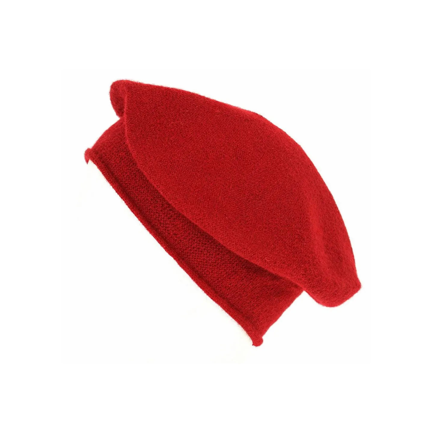 Beret Roll Up Cashmere Red - Traclet  Reference: 23300| Chapellerie Traclet