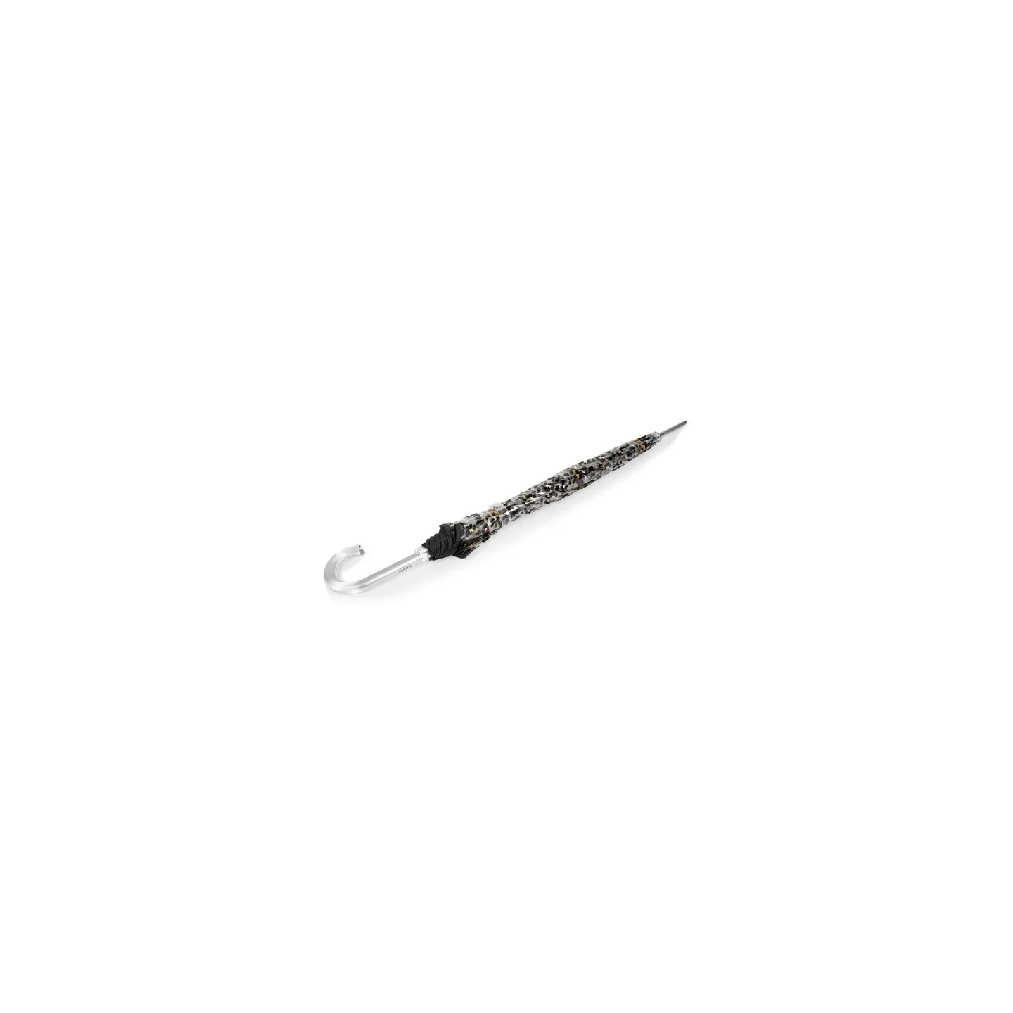 Black Leopard Transparent Bell Umbrella - Isotoner ref 23305 chapellerie traclet